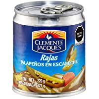 Los mejores  - Rajas De Chiles Jalapeños En Escabeche Clemente Jacques 220G